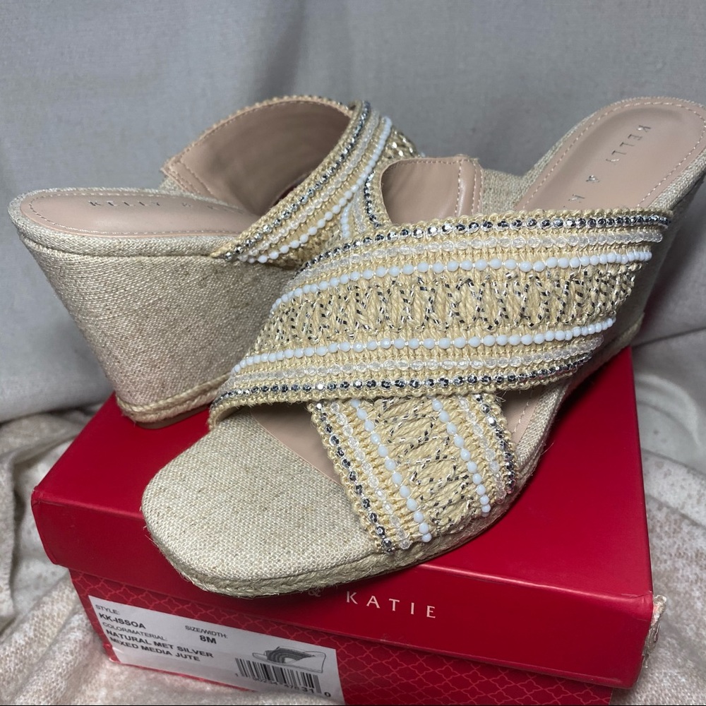Natural Jute Beaded Sandals